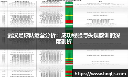 武汉足球队运营分析：成功经验与失误教训的深度剖析